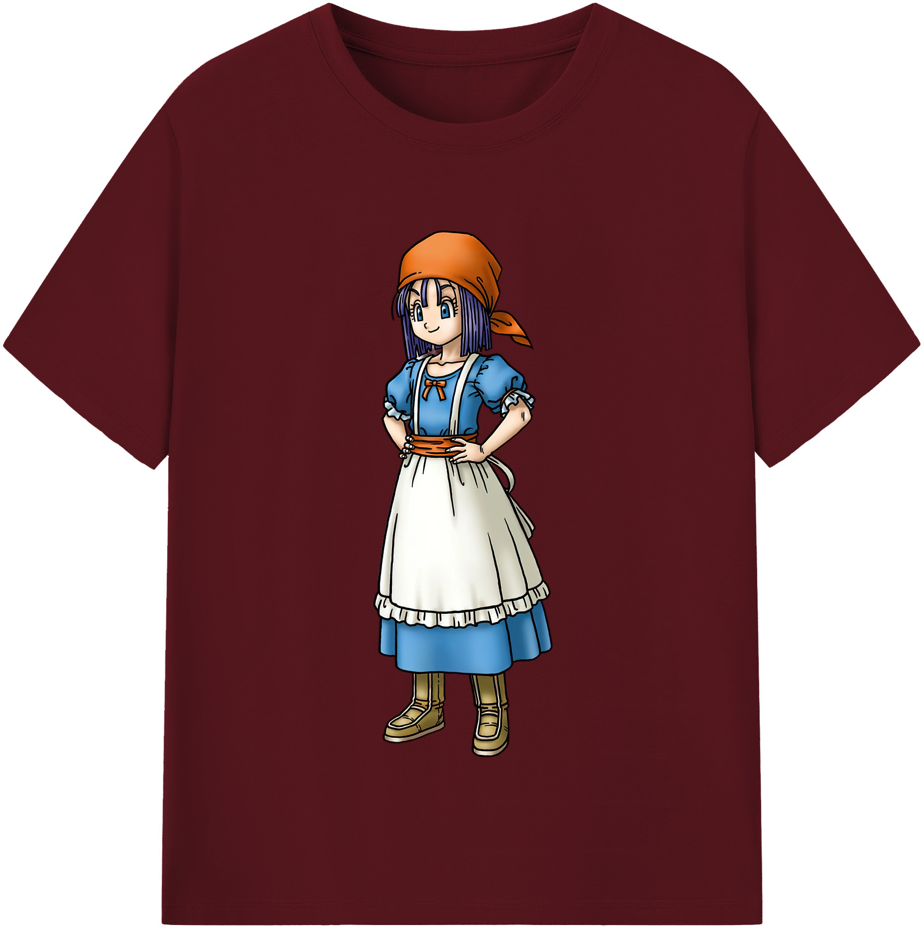 （画像用） ドラゴンクエスト Doragon Kuesuto Dragon Quest 綿100％半袖Tシャツ（フロントプリント）